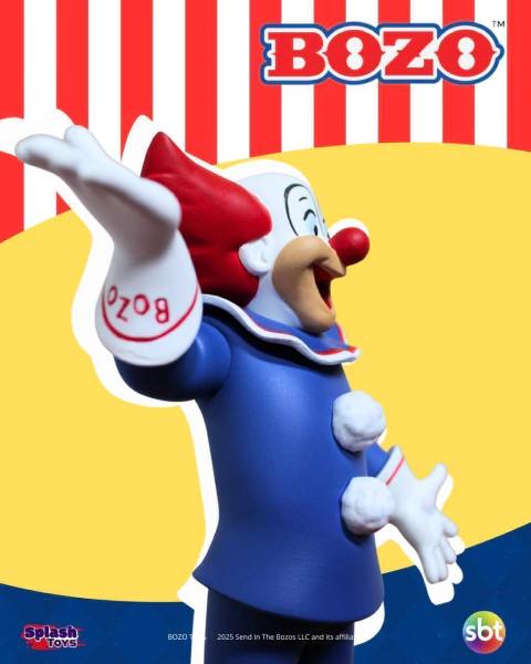 Estátua Palhaço Bozo - 25 cm - Splash Toys