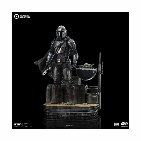 Din Djarin and Din Grogu - 1/10 Art Scale - The Mandalorian - Iron Studios