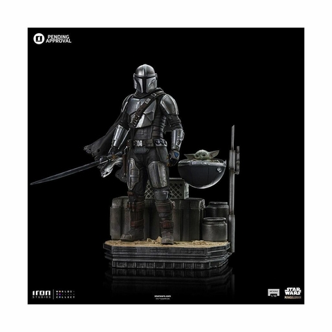 Din Djarin and Din Grogu - 1/10 Art Scale - The Mandalorian - Iron Studios