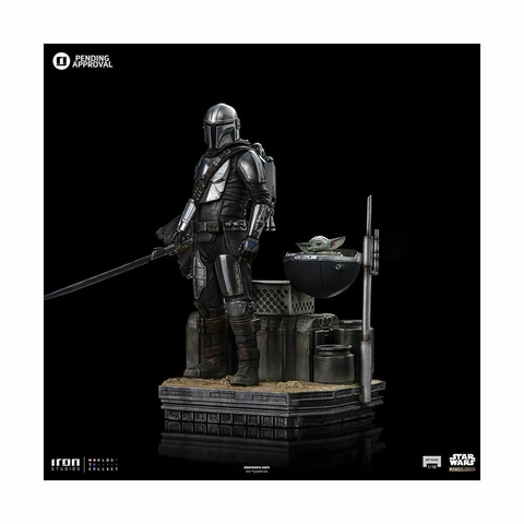 Din Djarin and Din Grogu - 1/10 Art Scale - The Mandalorian - Iron Studios