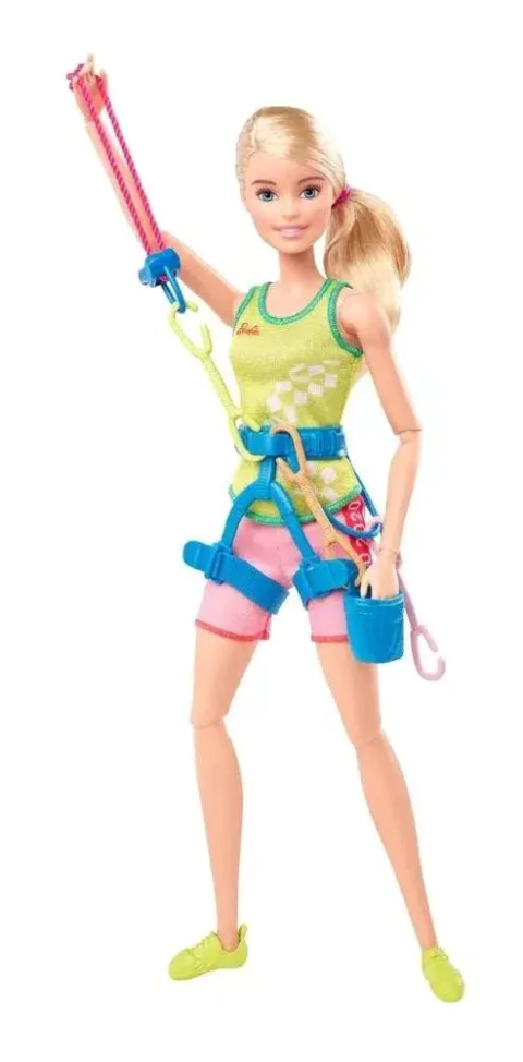 Boneca Barbie Olimpíadas Tokyo 2020 Escalada Esportiva Mattel Gjl73