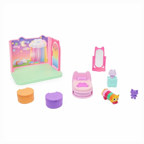 Gabby's Dollhouse Playset Luxo Quarto Com Almofagata 3067 Spin Master Sunny