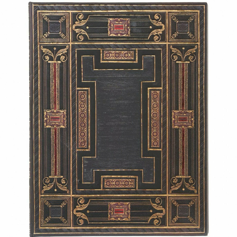 Caderno Paperblanks Asterales Onyx Capa Dura Pautado 23x18 Cm 9612-2
