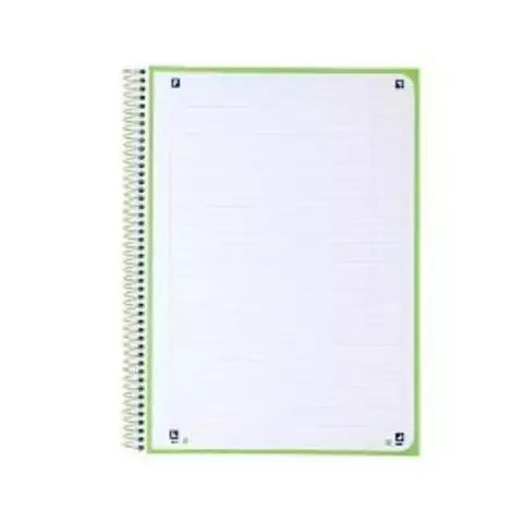 Caderno Oxford Verde Capa Dura Pautado 1 Matéria 80 Folhas 20x27,5cm 3331