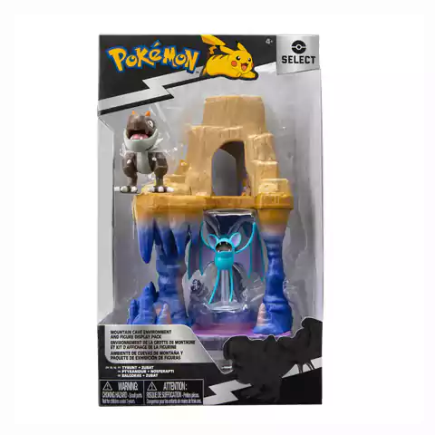 Pokemon Playset 15cm Caverna Com Tyrunt e Zubat 3283 Jazwares Sunny