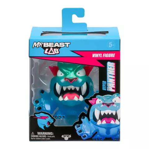 Boneco Pantera Hyper De Vinil 9cm MrbeastLab Candide 4733