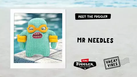 Pelúcia Fuggler Vacay Vibes 23cm - Mr Needles 27002 Candide