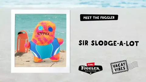 Pelúcia Fuggler Vacay Vibes 23cm - Sir Slodge-a-lot 27002 Candide