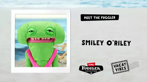 Pelúcia Fuggler Vacay Vibes 23cm Smiley O'miley 27002 Candide