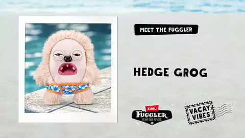 Pelúcia Fuggler Vacay Vibes 23cm - Hedge Grog 27002 Candide