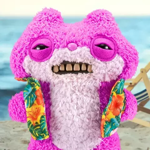 Pelúcia Fuggler Vacay Vibes 23cm - Sketchy Squirrel 27002 Candide