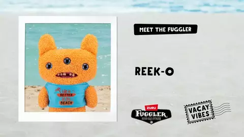 Pelúcia Fuggler Vacay Vibes 23cm - Reek-o 27002 Candide