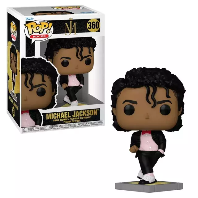 Boneco Funko Pop! Rocks Michael Jackson (Billie Jean) 360