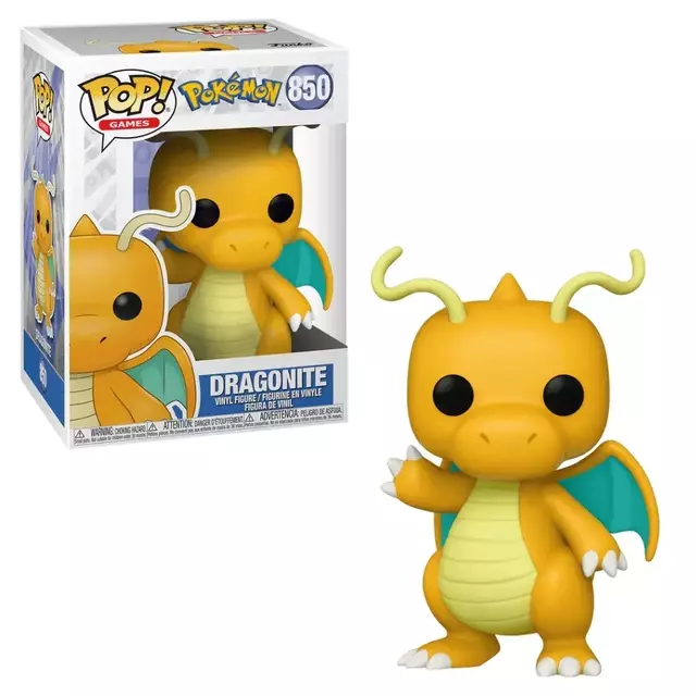 Boneco Funko Pop Pokémon Dragonite 850