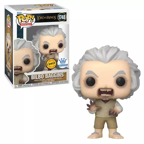 Boneco Funko Pop O Senhor dos Anéis Bilbo Bolseiro 1748 Chase Special Edition