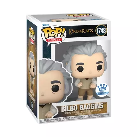 Boneco Funko Pop O Senhor dos Anéis Bilbo Bolseiro 1748 Special Edition