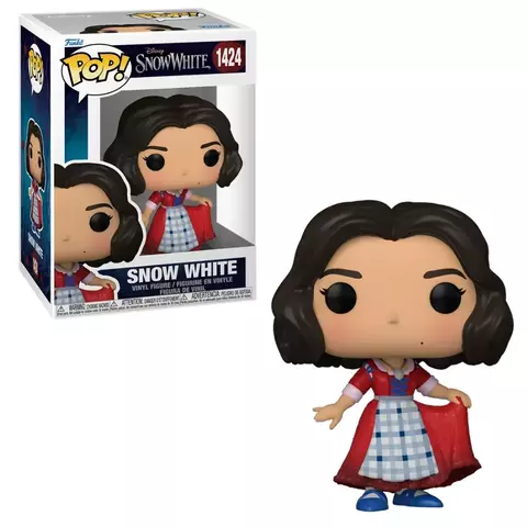 Boneco Funko Pop Disney Branca de Neve Vestido Xadrez 1424