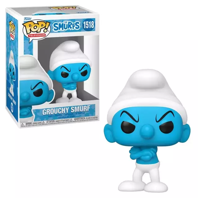 Boneco Funko Pop! Smurfs Grouchy Smurf Ranzinza 1518