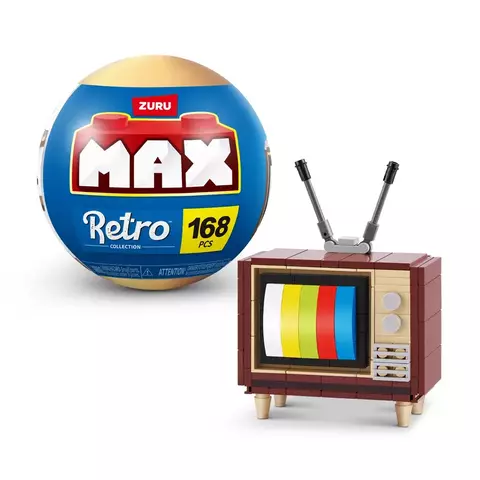 Blocos de Montar Max Premium Retrô - Televisão 168 pçs 26003 Candide