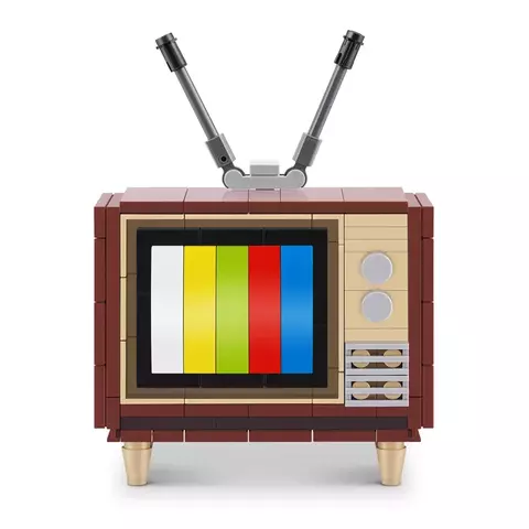 Blocos de Montar Max Premium Retrô - Televisão 168 pçs 26003 Candide