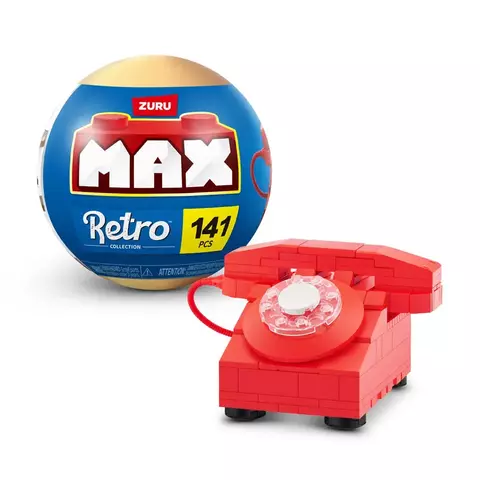 Blocos de Montar Max Premium Retrô Telefone 141 pçs 26003 Candide