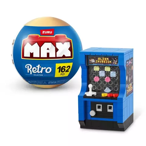 Blocos de Montar Max Premium Retrô - Fliperama 162 pçs 26003 Candide