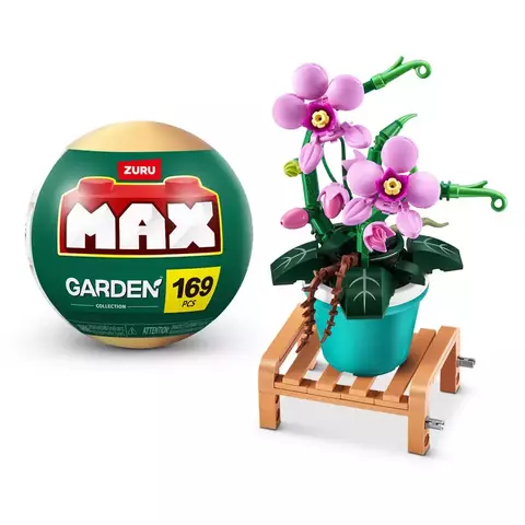 Blocos de Montar Max Premium Garden - Orquídea 169 pçs 26001 Candide