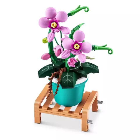 Blocos de Montar Max Premium Garden - Orquídea 169 pçs 26001 Candide