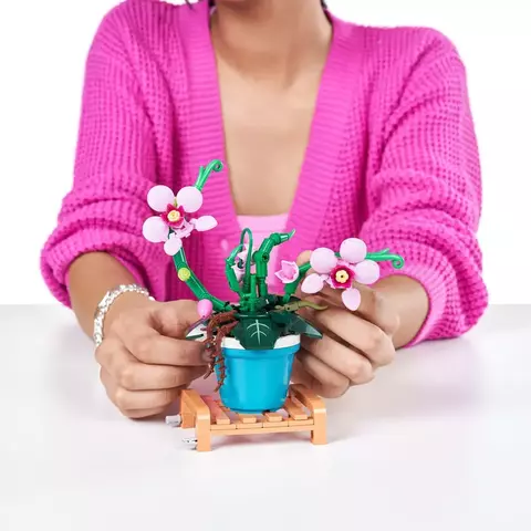 Blocos de Montar Max Premium Garden - Orquídea 169 pçs 26001 Candide