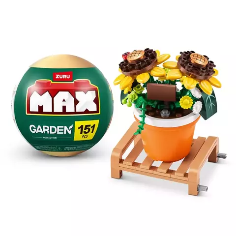 Blocos de Montar Max Premium Garden - Girassol 151 pçs 26001 Candide