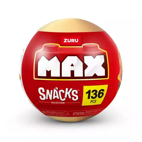 Blocos de Montar Max Premium Snacks - Hambúrguer 136 pçs 26004 Candide