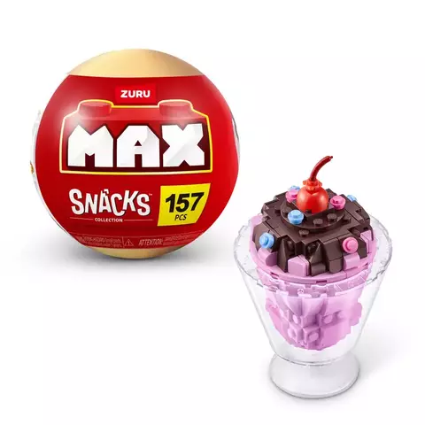 Blocos de Montar Max Premium Snacks - Sorvete 157 pçs 26004 Candide