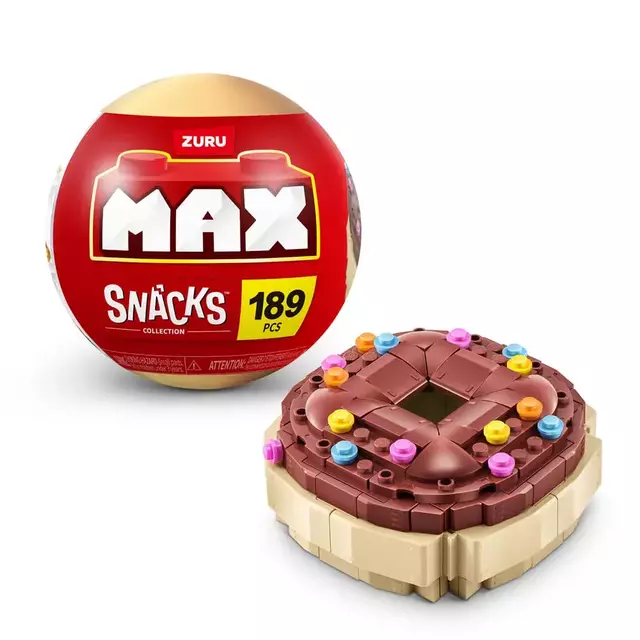 Blocos de Montar Max Premium Snacks - Donut 189 pçs 26004 Candide