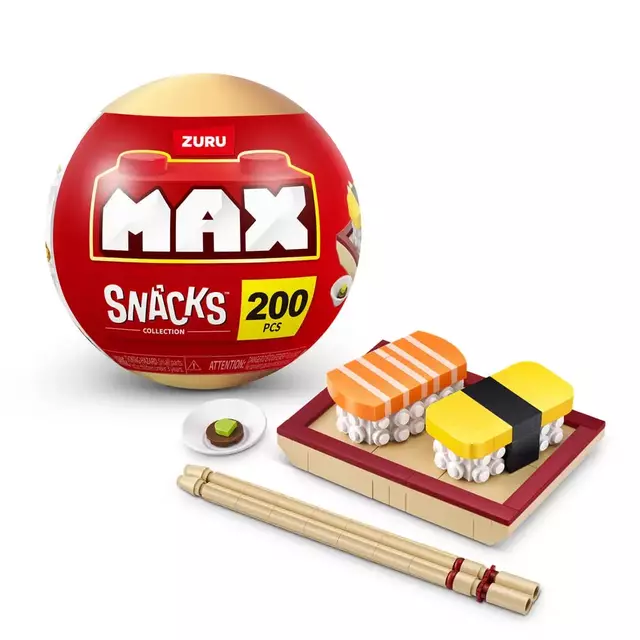 Blocos de Montar Max Premium Snacks - Sushi 200 pçs 26004 Candide