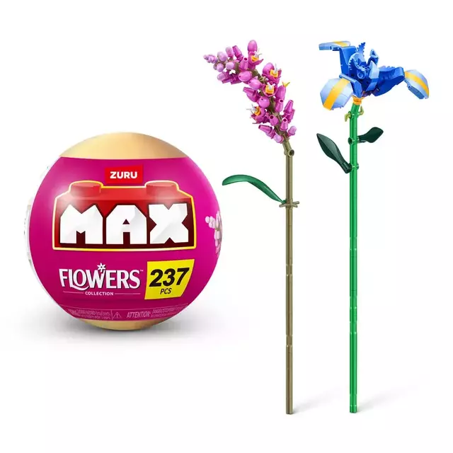 Blocos de Montar Max Premium Flowers - Íris 237 pçs 26002 Candide