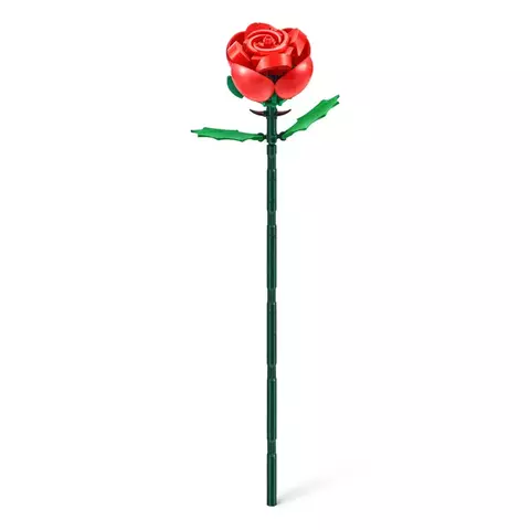 Blocos de Montar Max Premium Flowers - Rosa 204 pçs 26002 Candide
