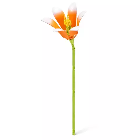 Blocos de Montar Max Premium Flowers - Lírio 232 pçs 26002 Candide