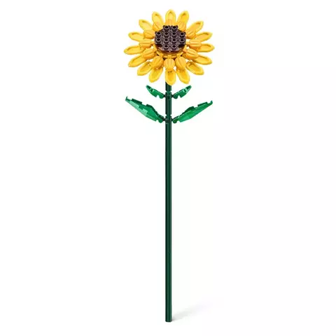 Blocos De Montar Max Premium Flowers Girassol 212 pçs 26002 Candide