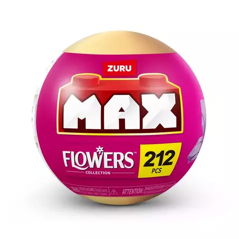 Blocos De Montar Max Premium Flowers Girassol 212 pçs 26002 Candide