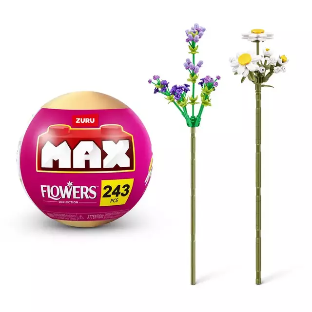 Blocos De Montar Max Premium Flowers Margarida 243 pçs 26002 Candide
