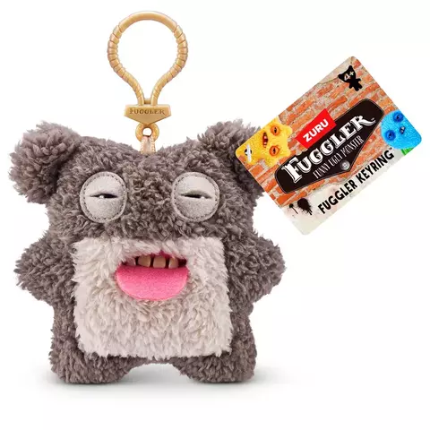 Pelúcia Chaveiro Fuggler Zuru Keyring 13cm Scarescome Square Bear 27006 Candide