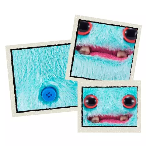 Mini Pelúcia Fuggler Zuru Baby Fugg 9cm - Wide Eyed Weirdo 27007 Candide
