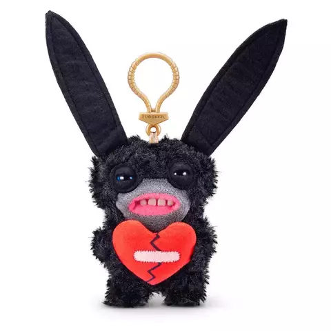 Pelúcia Chaveiro Fuggler Zuru Keyring 13cm Lord Long Ears Preto 27006 Candide