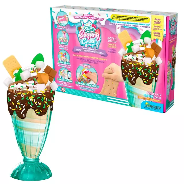 Kit Slime Milkshake Slimy Sugary Crush Ice Cream Chocolate 36011 Candide - comprar online