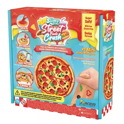 Mini Kit de Slime de Pizza Slimy DIY Street Food Crush 36008 Candide