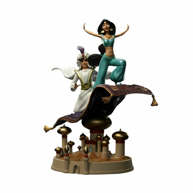 Aladdin and Jasmine (VERSÃO REGULAR) - 1/10 Art Scale - Disney Classics - Iron Studios