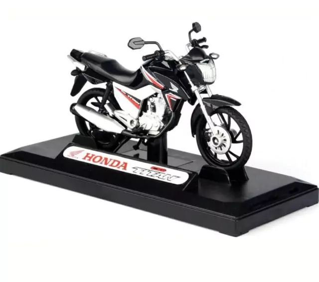 Miniatura Moto Honda CG Titan 160 201461/18 Preta California Cycle 71805