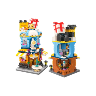 Bloco De Montar Loja De Departamentos City Corner Keeppley C0105