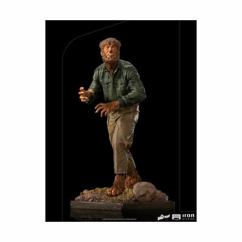 The Wolf Man (VERSÃO REGULAR) - 1/10 Art Scale - Universal Monsters - Iron Studios