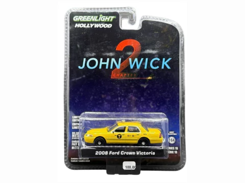 Ford Crown Victoria Taxi John Wick 1/64 Greenlight 44790F